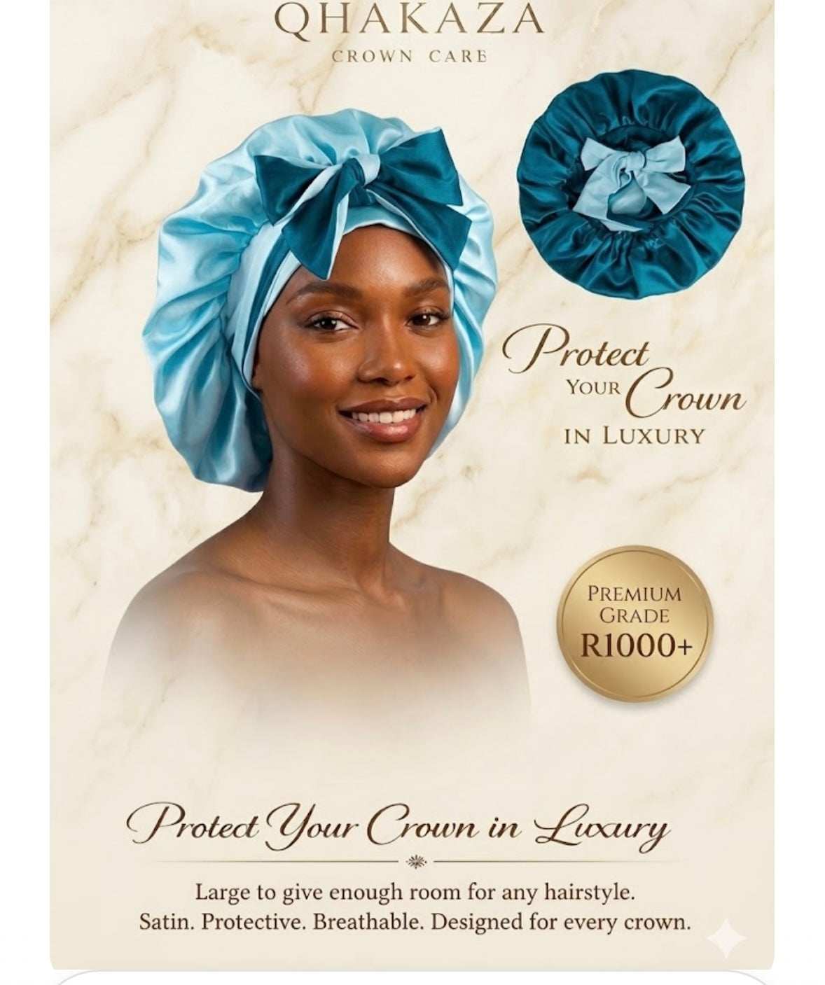 Satin bonnets