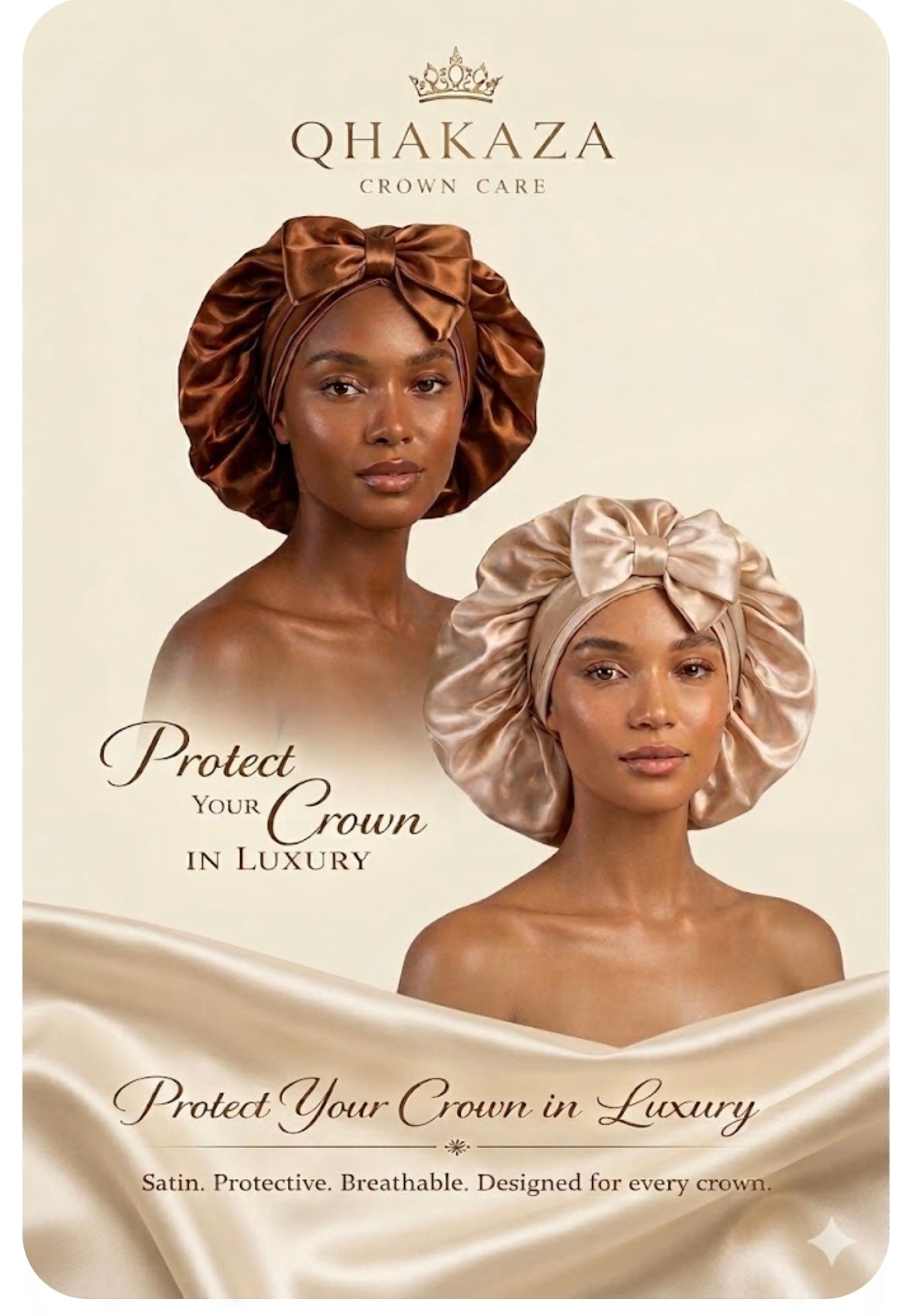 Satin bonnets